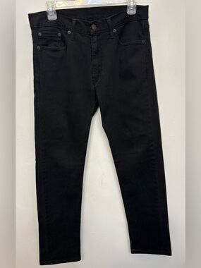 Levi’s 513 Black Slim Straight Denim Jeans Men’s Size 31x32 NWOT